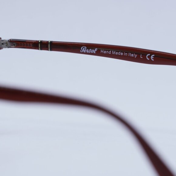Persol PO3240V 1104 Eyeglasses Bordeaux 52mm Square Frame - Picture 11 of 12